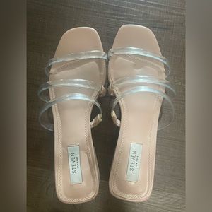 Steven’s clear sandals